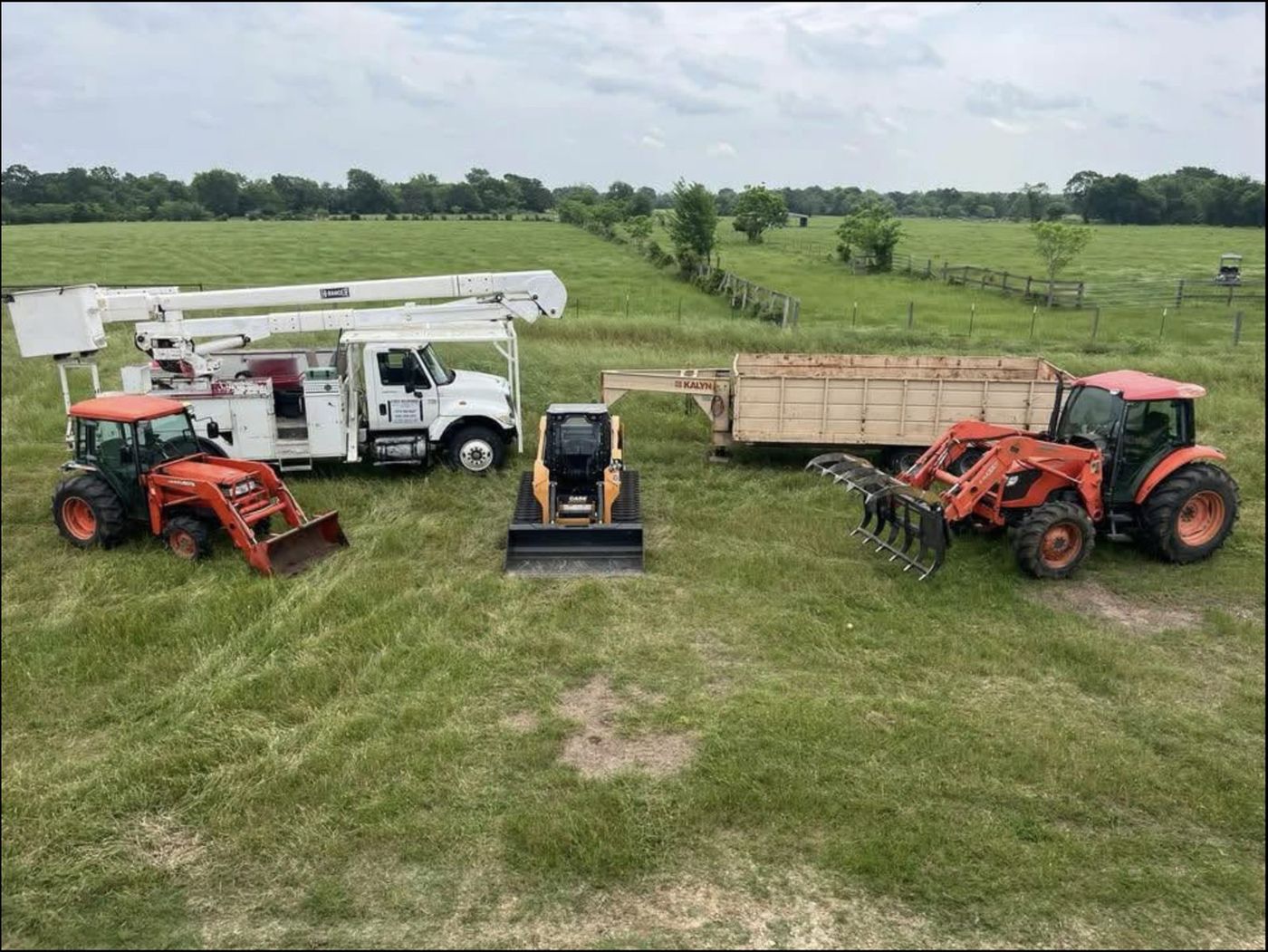 Equipment lineup — First Response Tree & Land Services